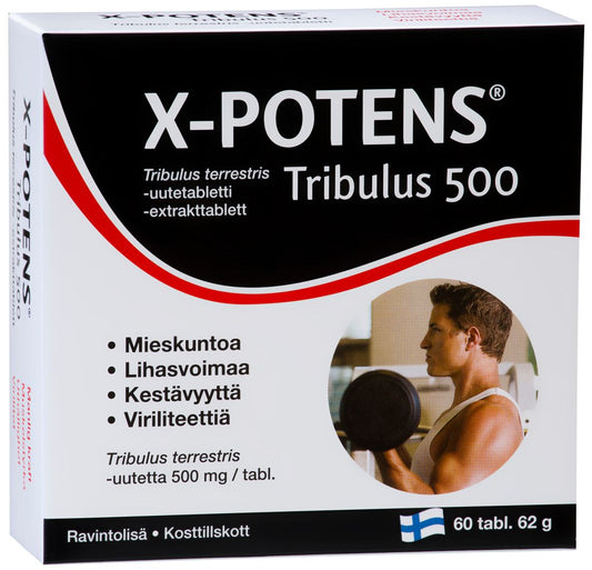 X-Potens Tribulus 500 60kpl, Hankintatukku