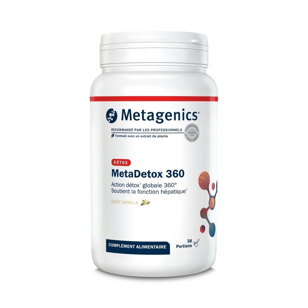 Ultra Clear Plus pH, nyk. MetaDetox 360 vanilja, 643 g, Metagenics