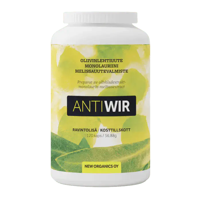 Antiwir oliivinlehtiuute 120 kaps, New Organics