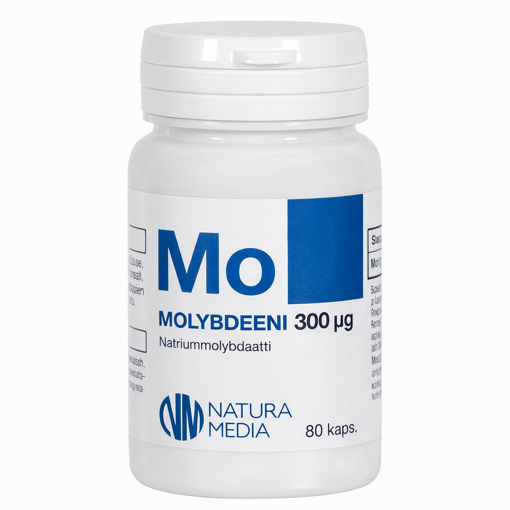 Molybdeeni 300µg 80kpl, Natura Media