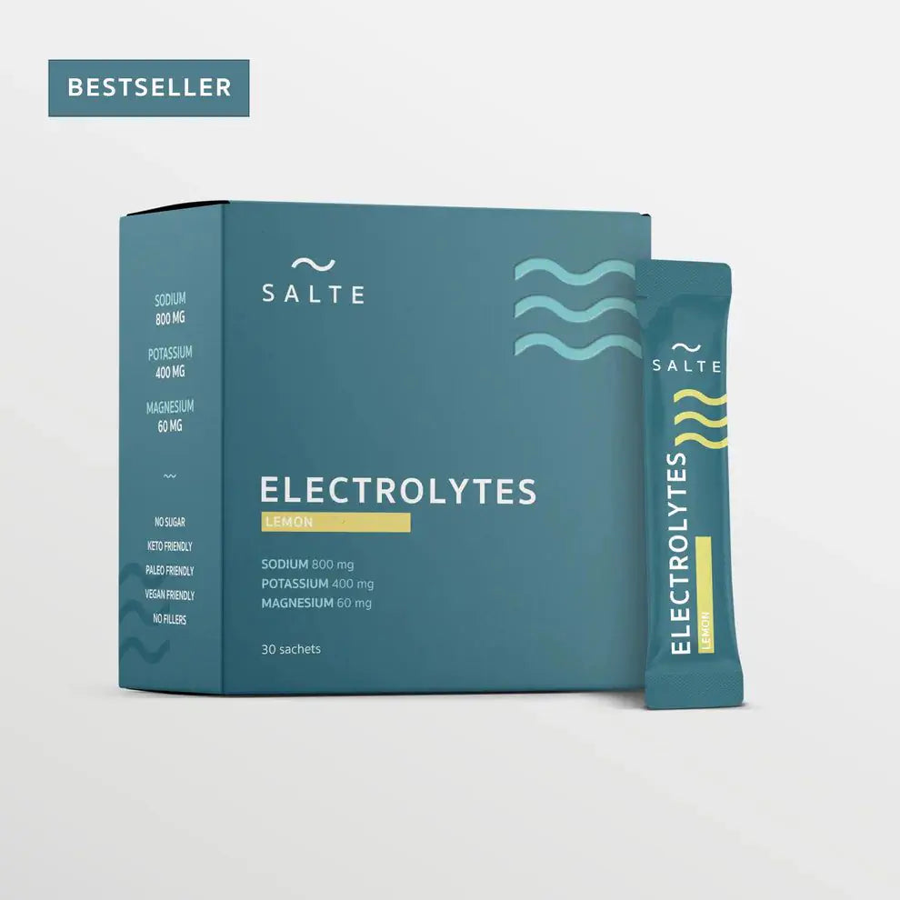 SALTE Elektrolyyttijauhe Sitruuna - 30 annospss.