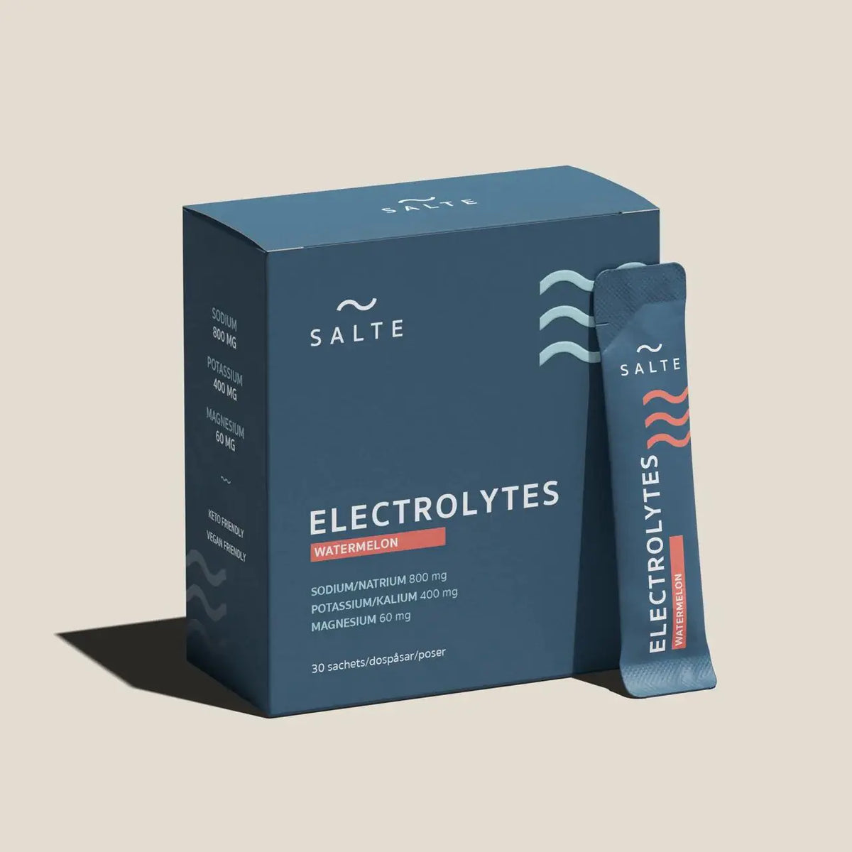 SALTE Elektrolyyttijauhe Vesimeloni - 30 annospss.