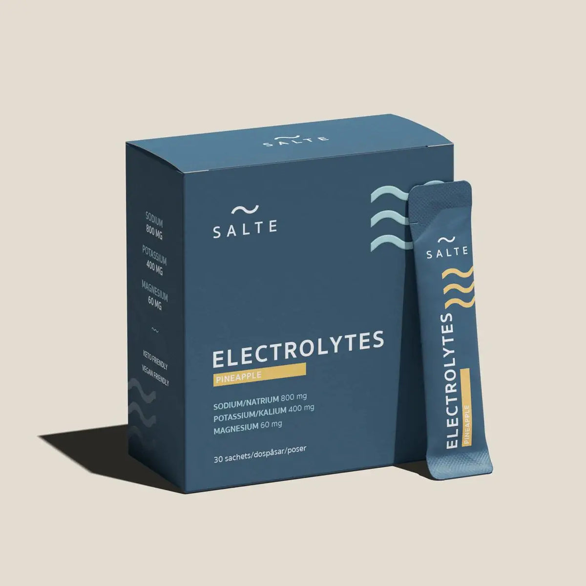 Salte Elektrolyyttijauhe Ananas - 30 annospss.