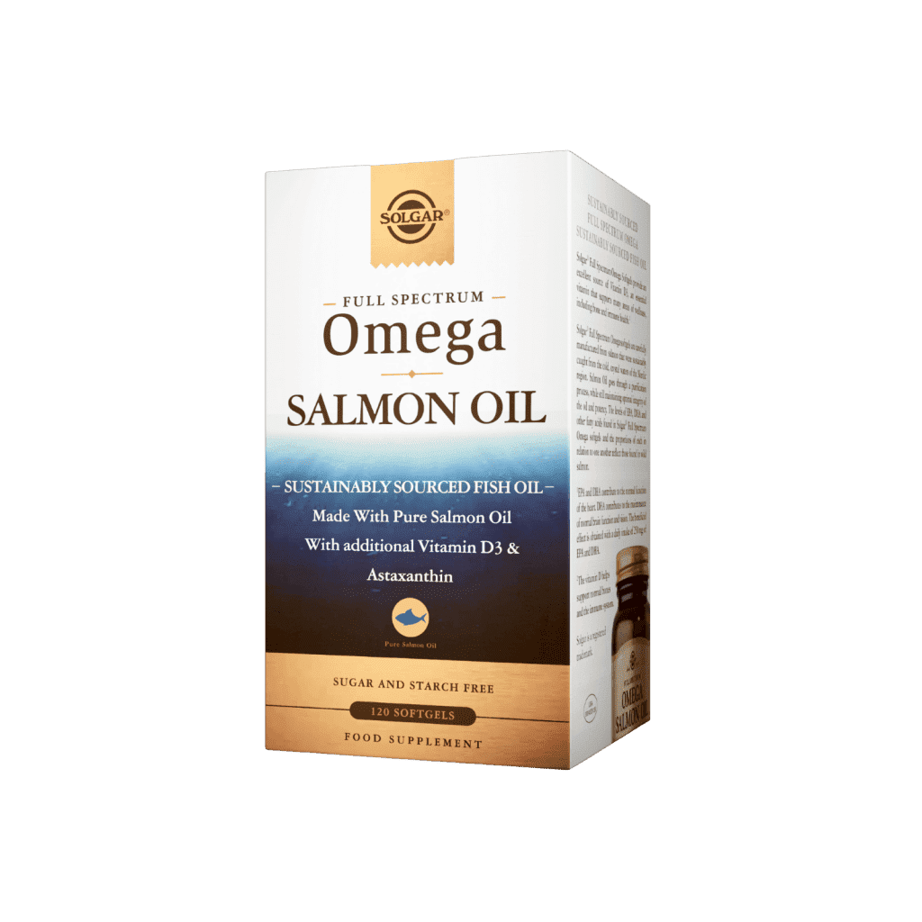 Omega Salmon Oil - Kalaöljyvalmiste 120 kaps Solgar