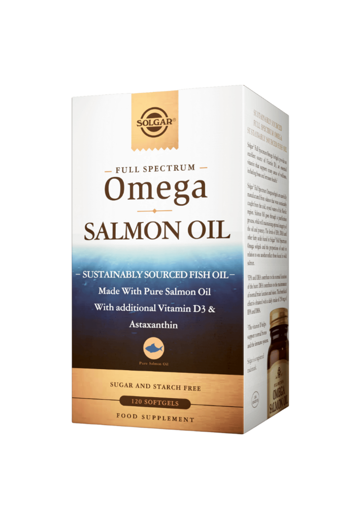 Omega Salmon Oil - Kalaöljyvalmiste 120 kaps Solgar