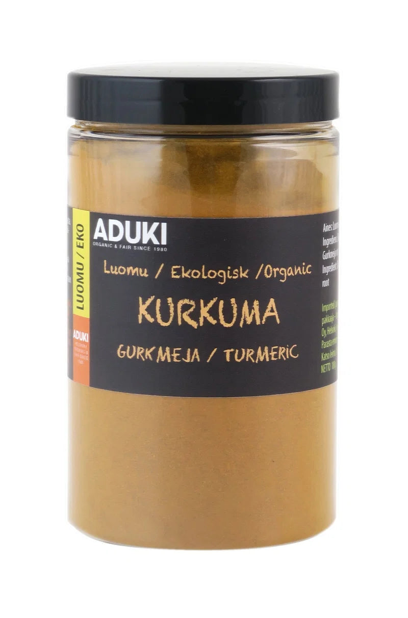 Kurkumajauhe Luomu 180 g, Aduki