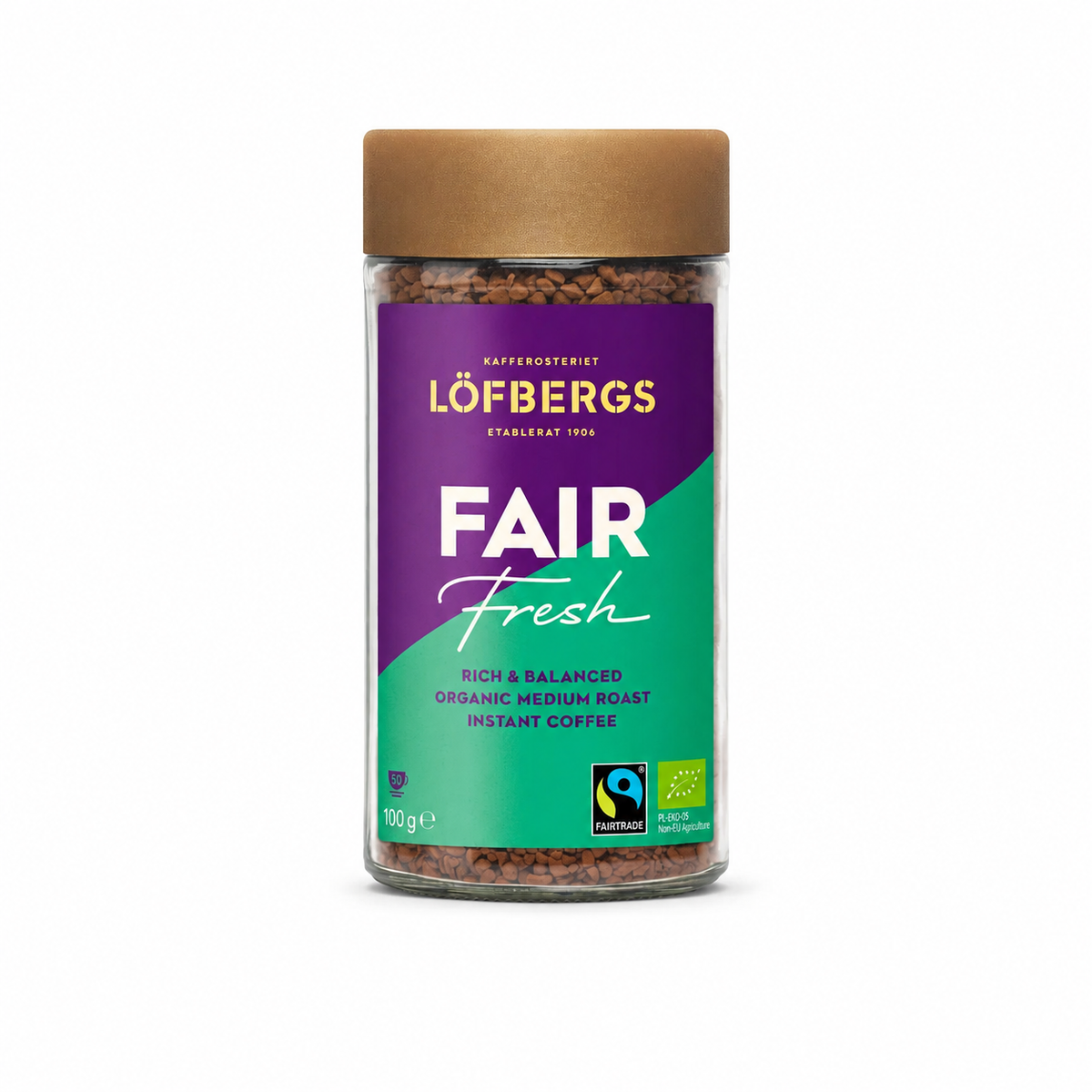 Fair Fresh -pikakahvi Luomu 100g, Löfbergs