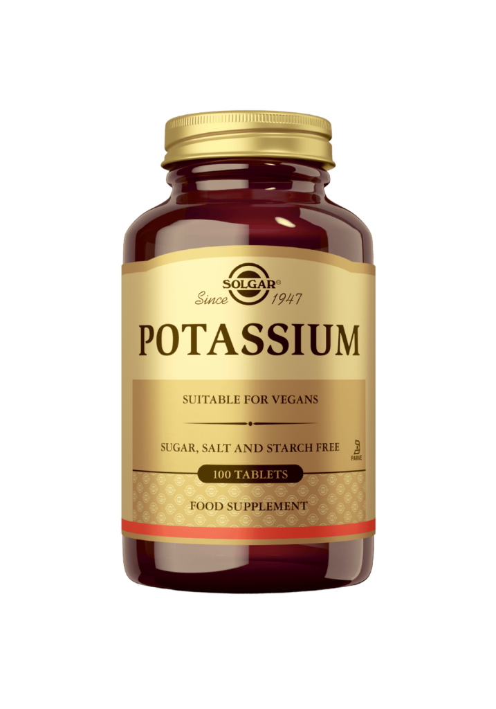 Kalium Glukonaatti 99mg Potassium 100 tabl, Solgar