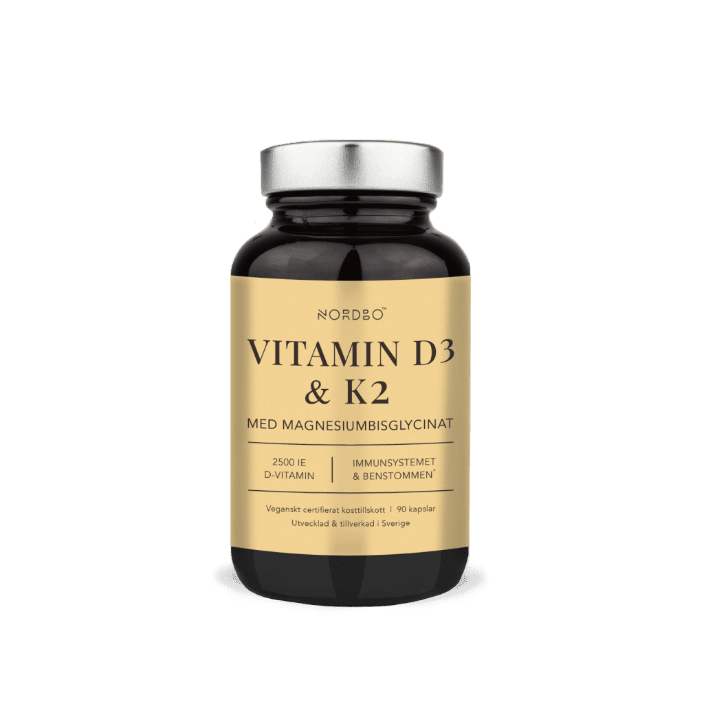 Vitamin D3 & K2 90 kaps, Nordbo