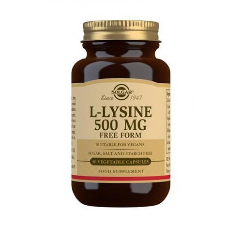 L-Lysiini 500mg 50 kaps, Solgar
