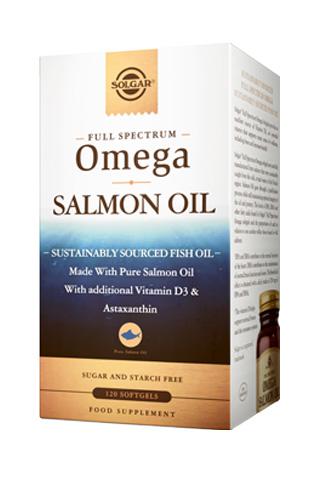 Omega Salmon Oil - Kalaöljyvalmiste 120 kaps Solgar
