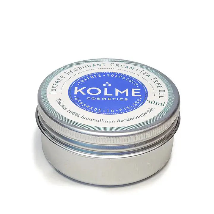 Luonnollinen deodorantti, Teepuuöljy 50 ml, Kolme Cosmetics