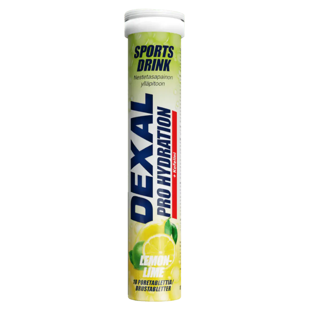 Dexal Pro Hydration Lemon Lime + Caffeine - 18 Poretablettia Sitruuna-Lime