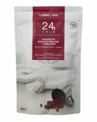 Valo24h Paahdettu rouhittu pellava+Puolukka Luomu 300 g