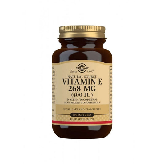E-vitamiini 268mg 100softkaps., Solgar