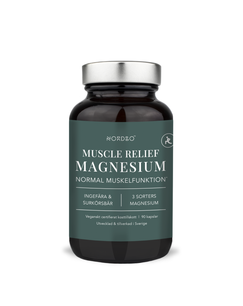 Muscle Relief Magnesium- palautumiseen 90 kaps, Nordbo