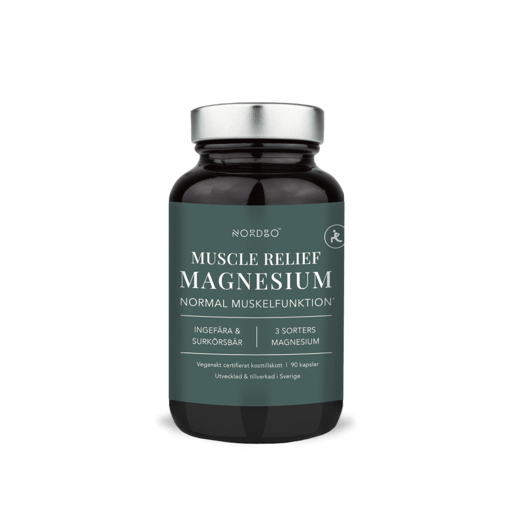 Muscle Relief Magnesium- palautumiseen 90 kaps, Nordbo