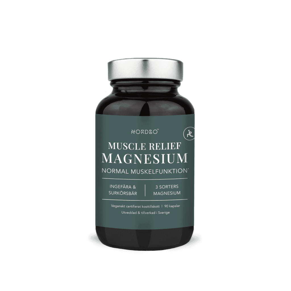 Muscle Relief Magnesium- palautumiseen 90 kaps, Nordbo