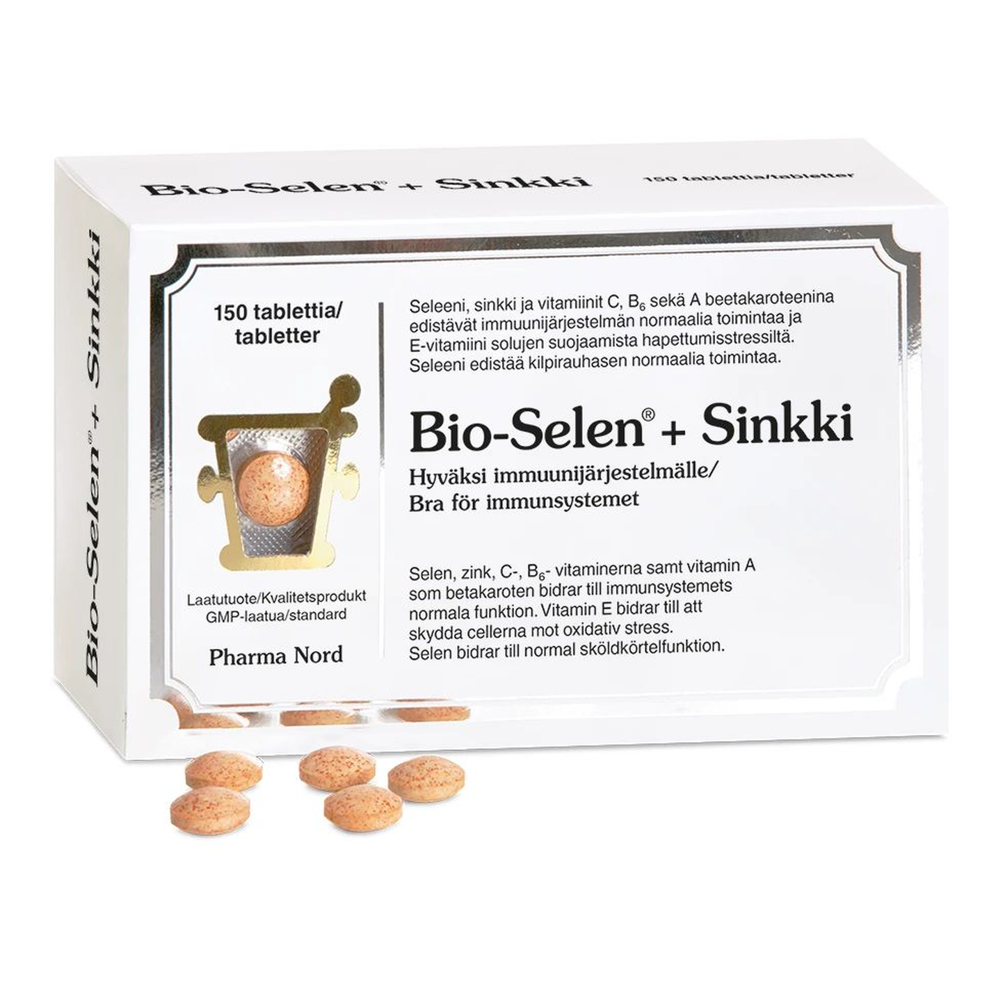 Bio-Seleeni 50 µg + Sinkki 15 mg 150tabl, Pharma Nord