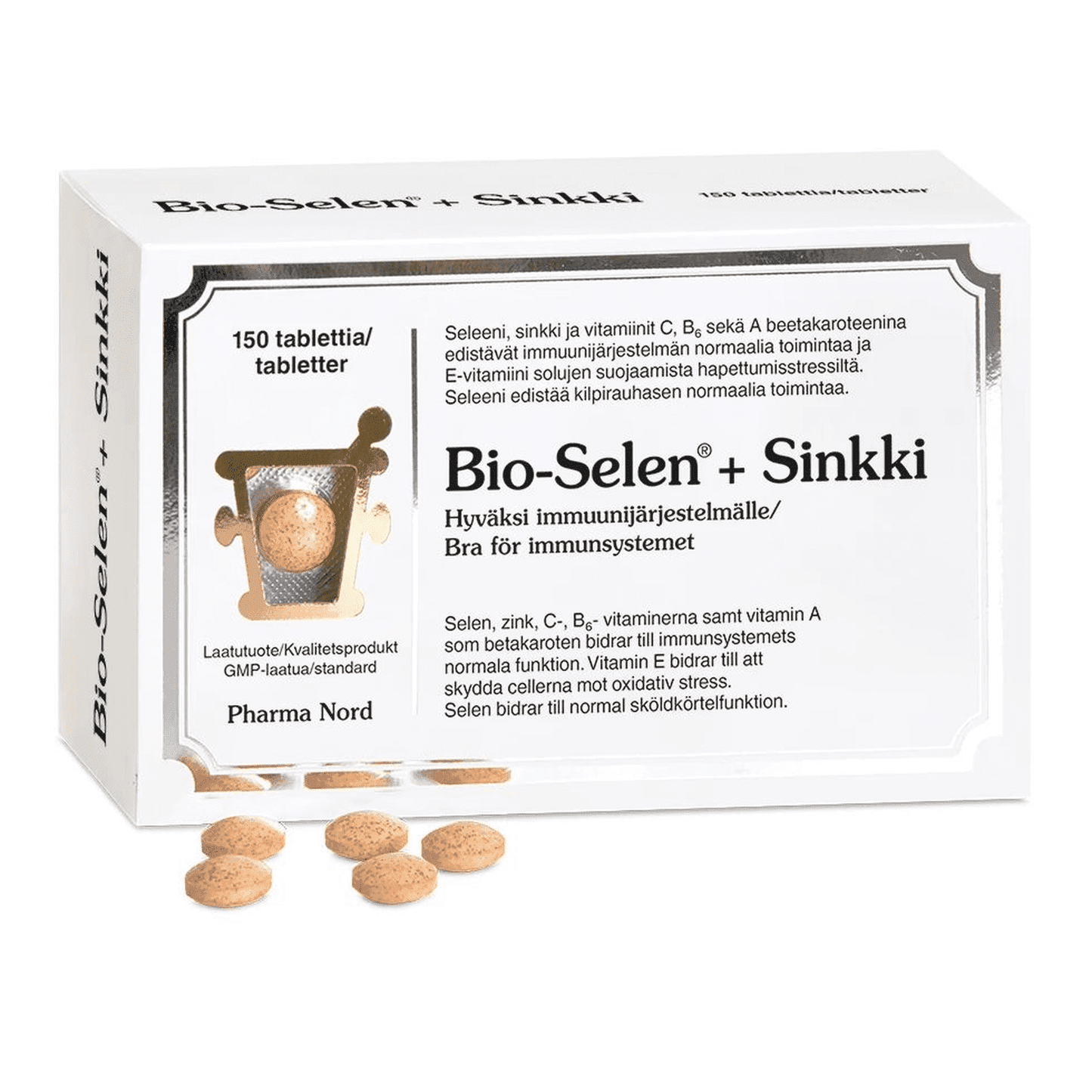 Bio-Seleeni 50 µg + Sinkki 15 mg 150tabl, Pharma Nord