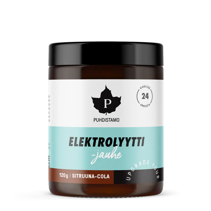 Elektrolyyttijauhe Sitruuna-Cola 120 g, Puhdistamo