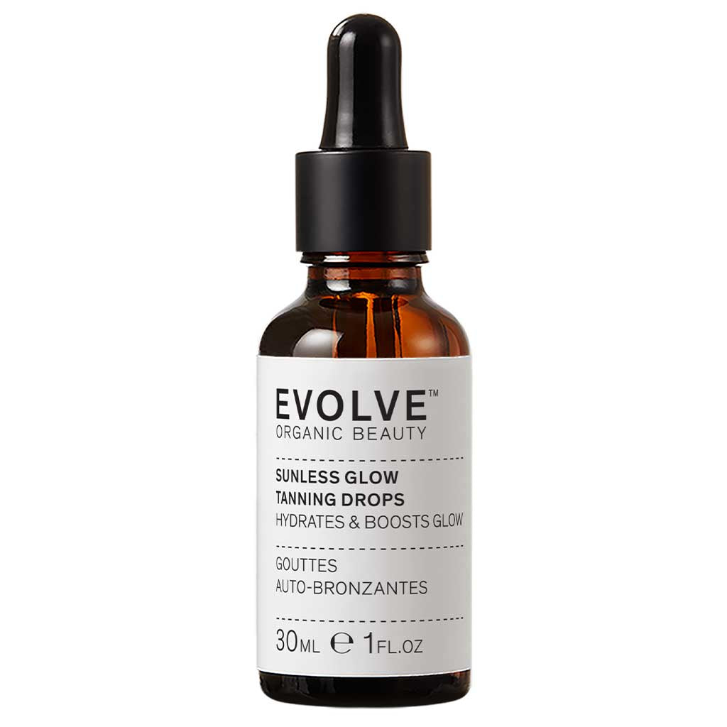 Evolve Organic Beauty Sunless Glow Tanning Drops - Itseruskettavat tipat 30ml