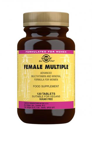 Female multiple monivitamiini 120tabl., Solgar