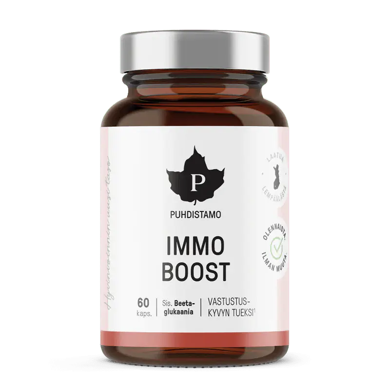 ImmoBoost 60 kaps, Puhdistamo päiväys 25.11-2026