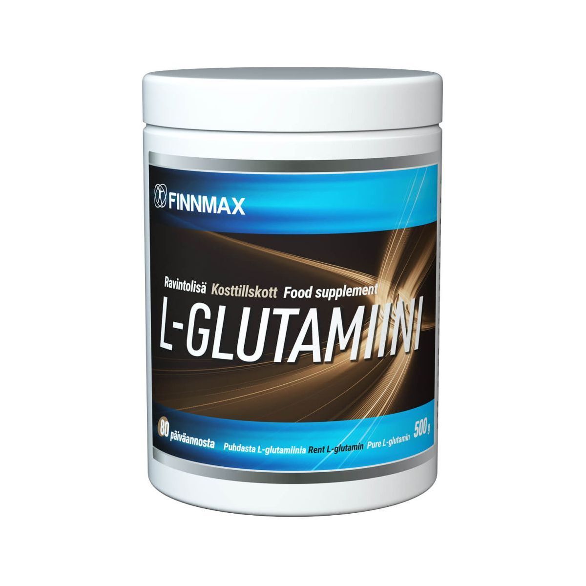 L-Glutamiini Kasviperäinen 500g, Finnmax