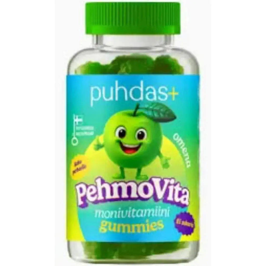 PehmoVita monivitamiini Omena Gummies 75 kpl, Puhdas+