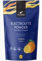 Elektrolyyttijauhe, Sitrus 240g, Foodin