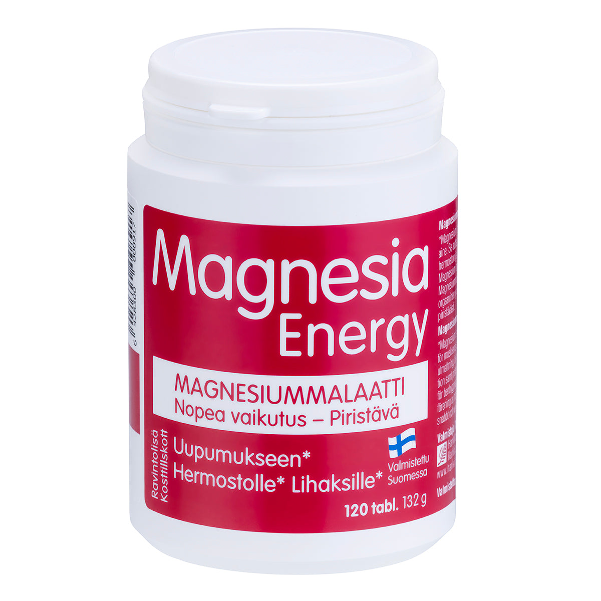 Magnesia Energy Magnesiumtabletti 120 tabl.