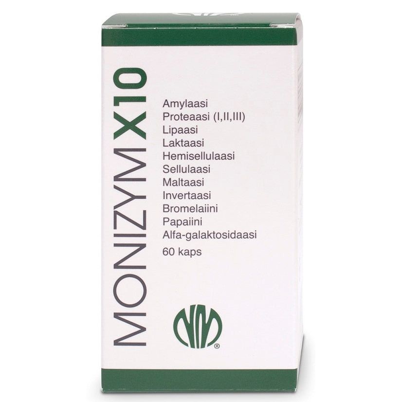Monizym X10 Entsyymi 60kpl, Natura Media