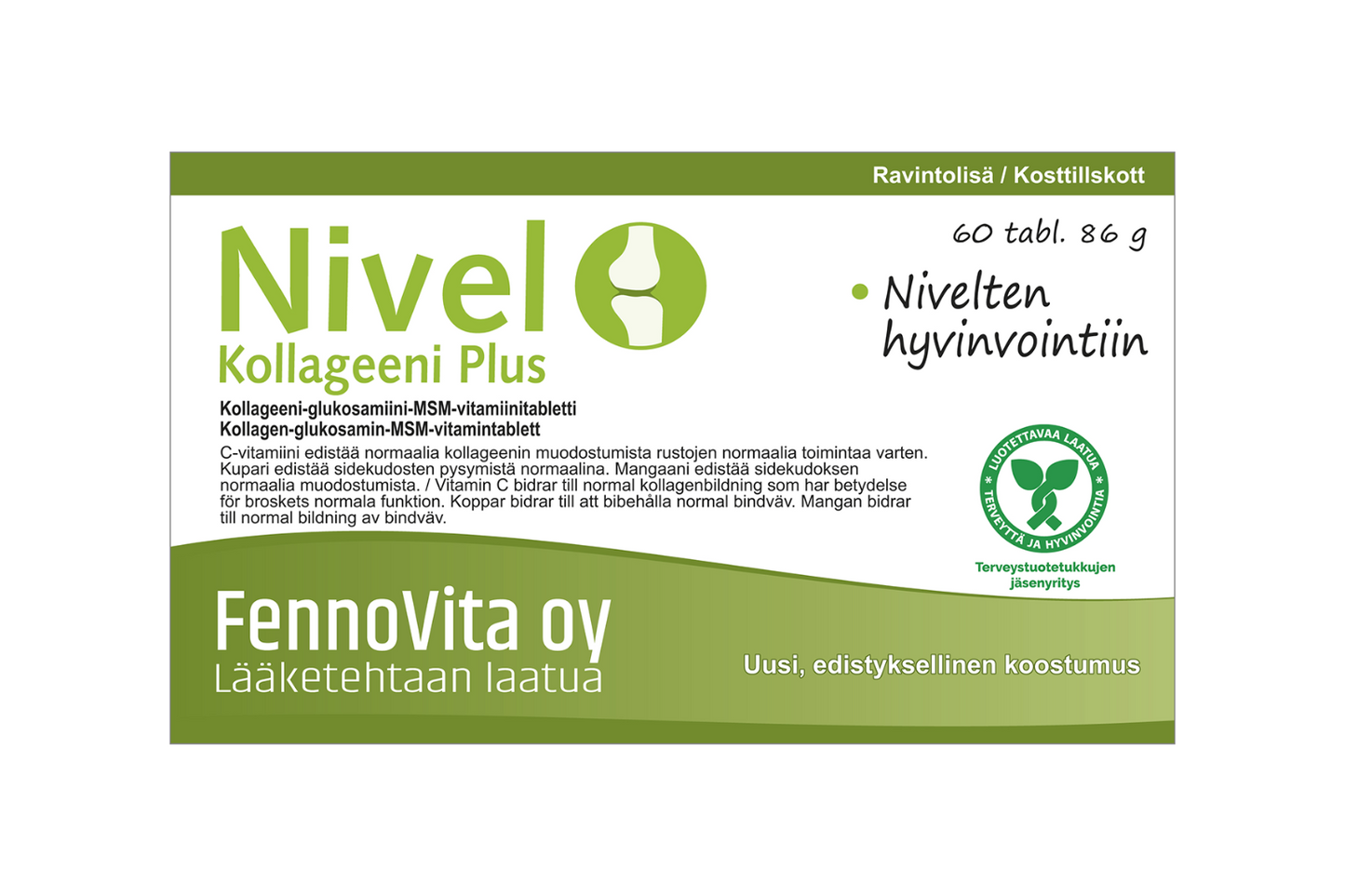 Nivel Kollageeni Plus 60 tabl, FennoVita