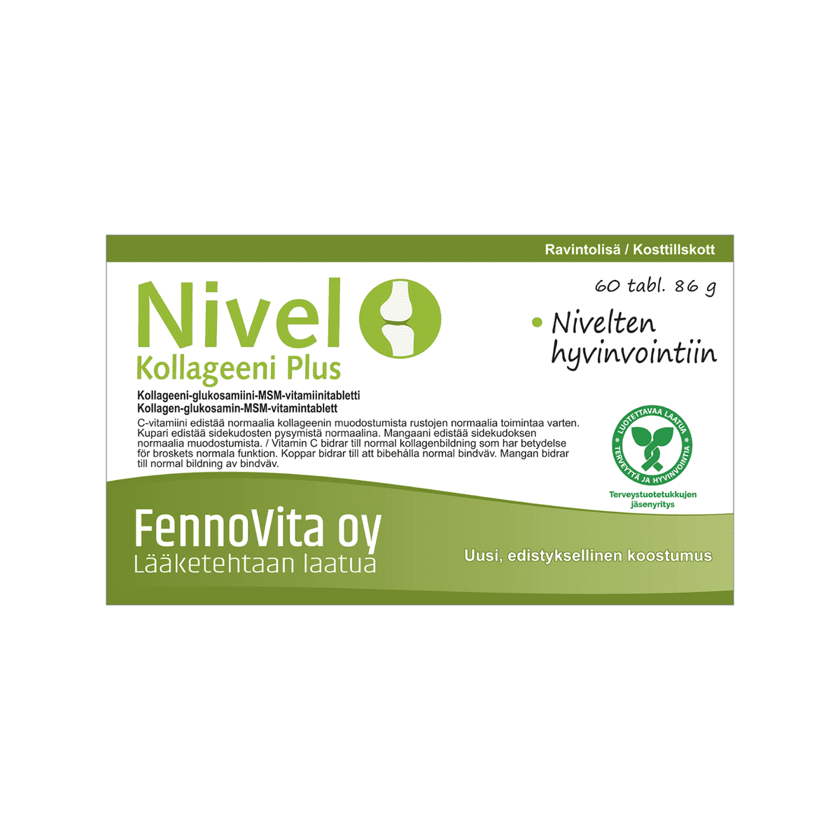 Nivel Kollageeni Plus 60 tabl, FennoVita