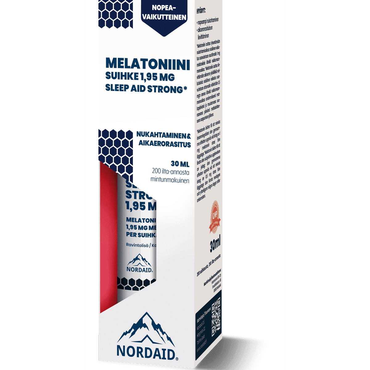 SLEEP AID STRONG MELATONIINISUIHKE 1,95 MG 30 ml, NORDAID