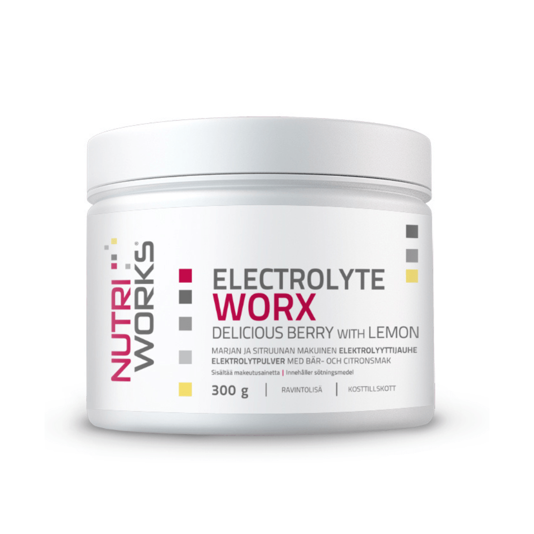 Electrolyte Worx Delicious Berry with Lemon 300 g, Nutri Works