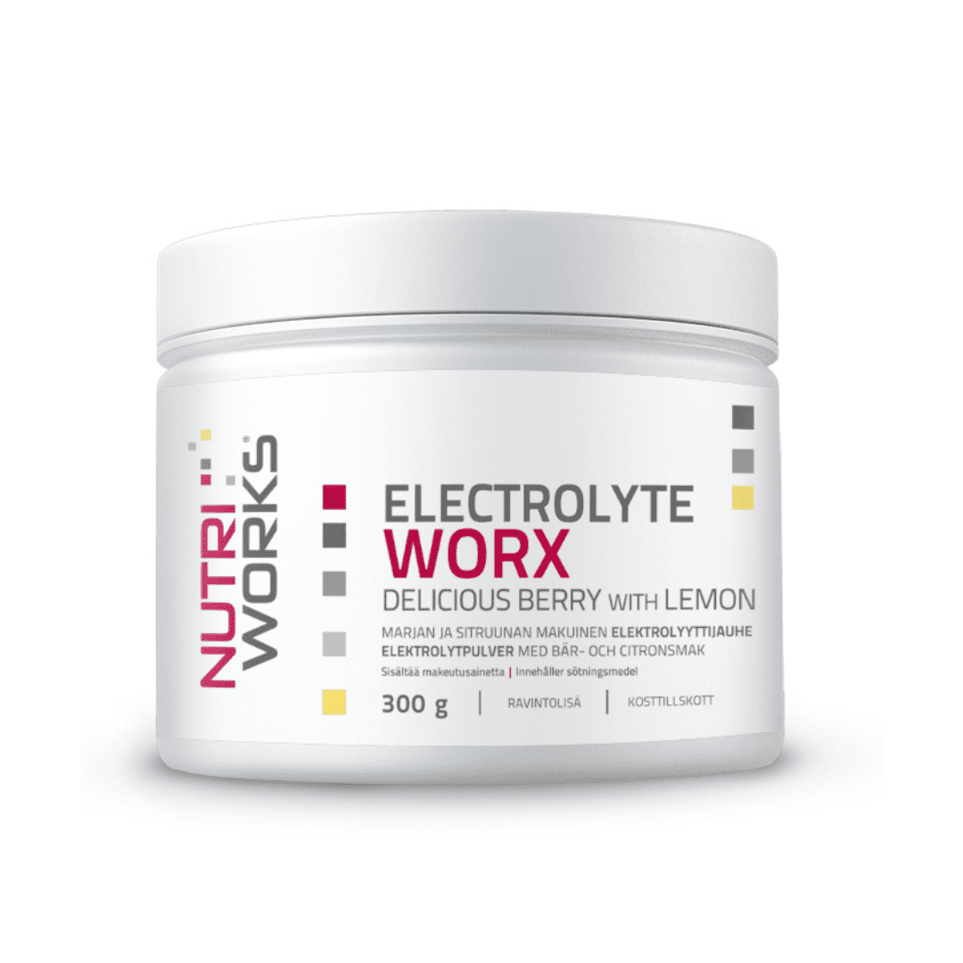 Electrolyte Worx Delicious Berry with Lemon 300 g, Nutri Works