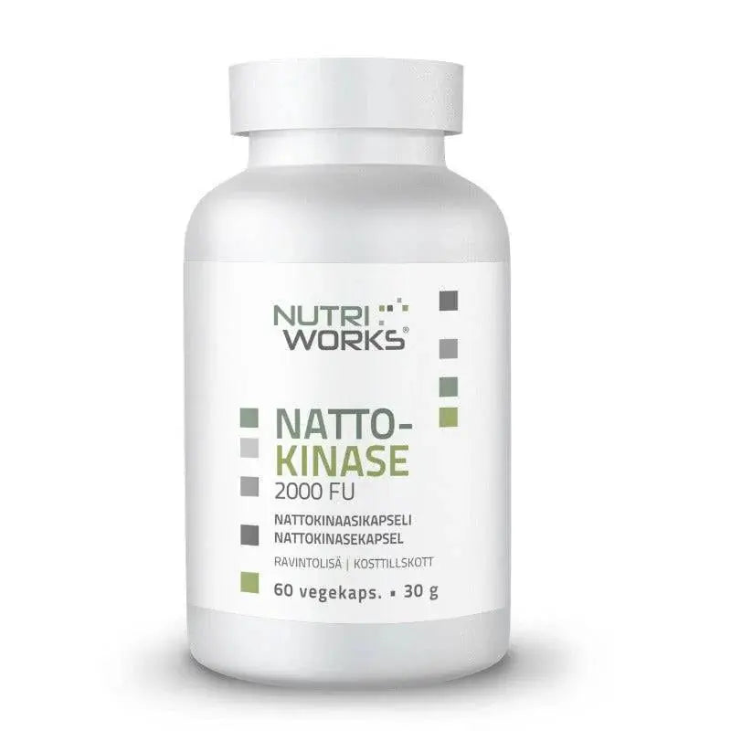 Nattokinase 2000 FU - Nattokinaasi 60 kaps, Nutri Works