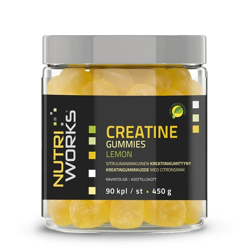 Creatine Gummies LEMON 90 kpl, Nutri Works