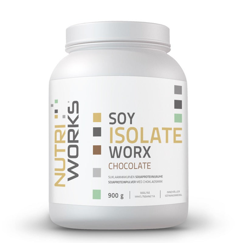 Soy Isolate worX 900 g suklaa, Nutri Works