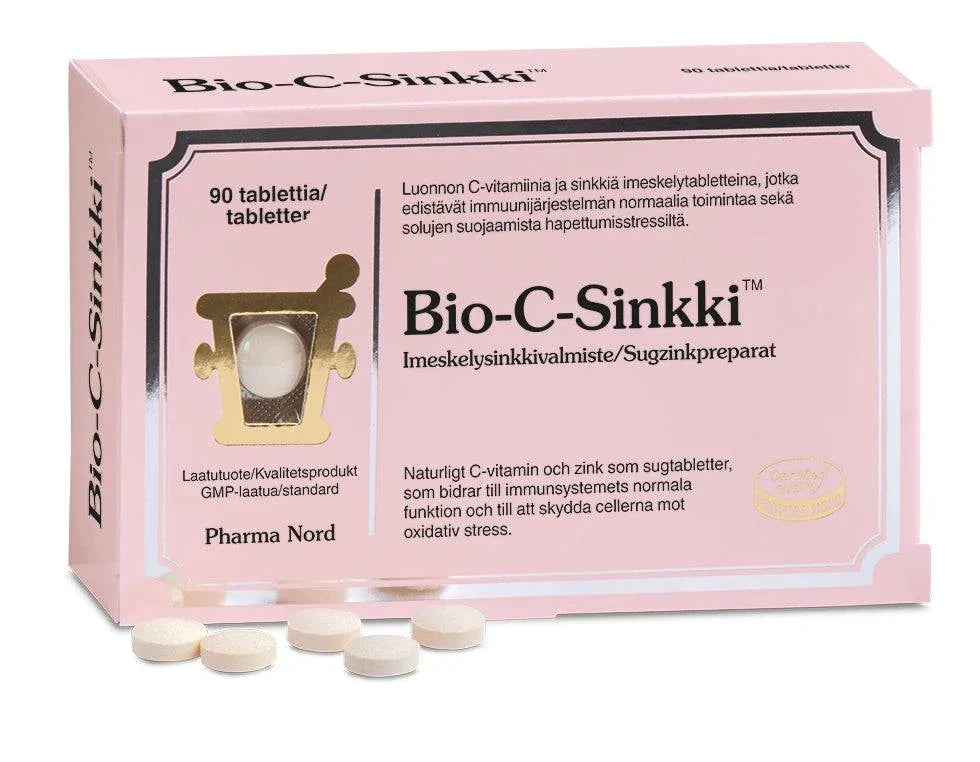 Bio-C-Sinkki - Imeskelysinkkivalmiste 90 tabl, Pharma Nord