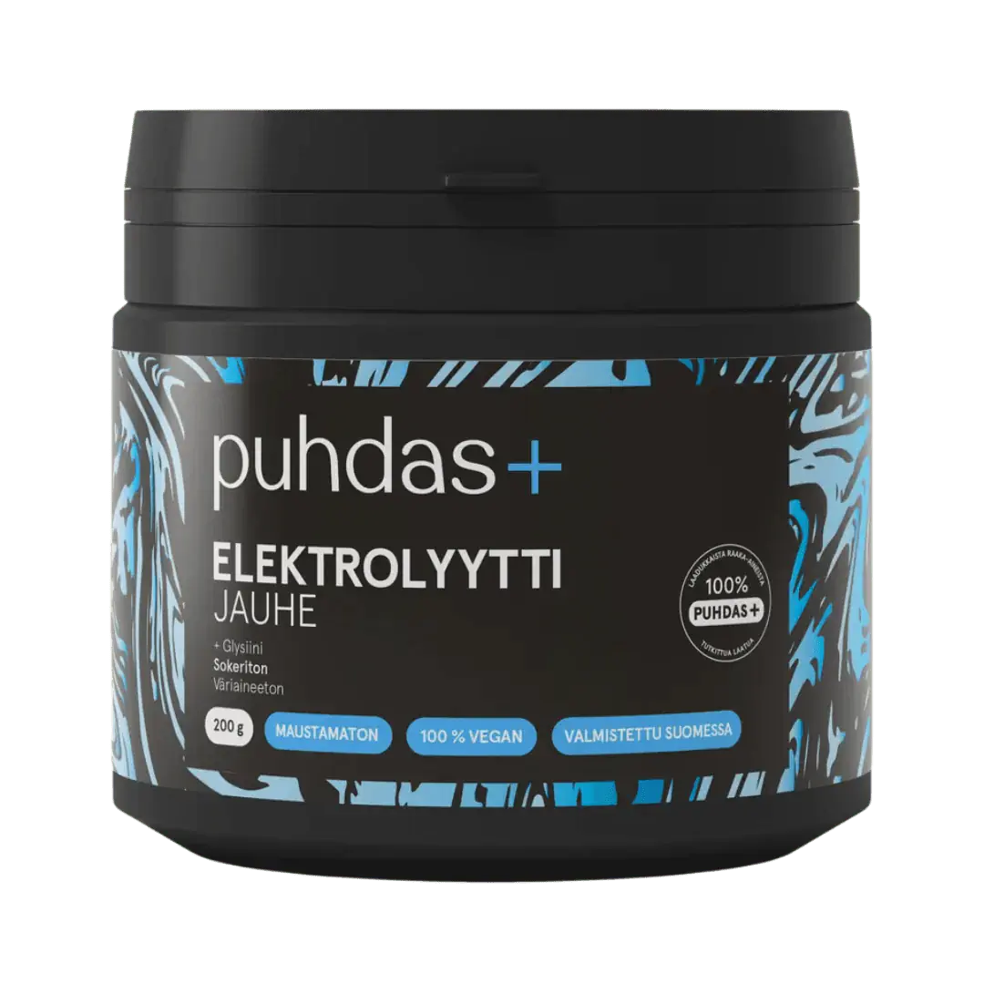 Elektrolyyttijauhe Maustamaton 200 g, Puhdas+
