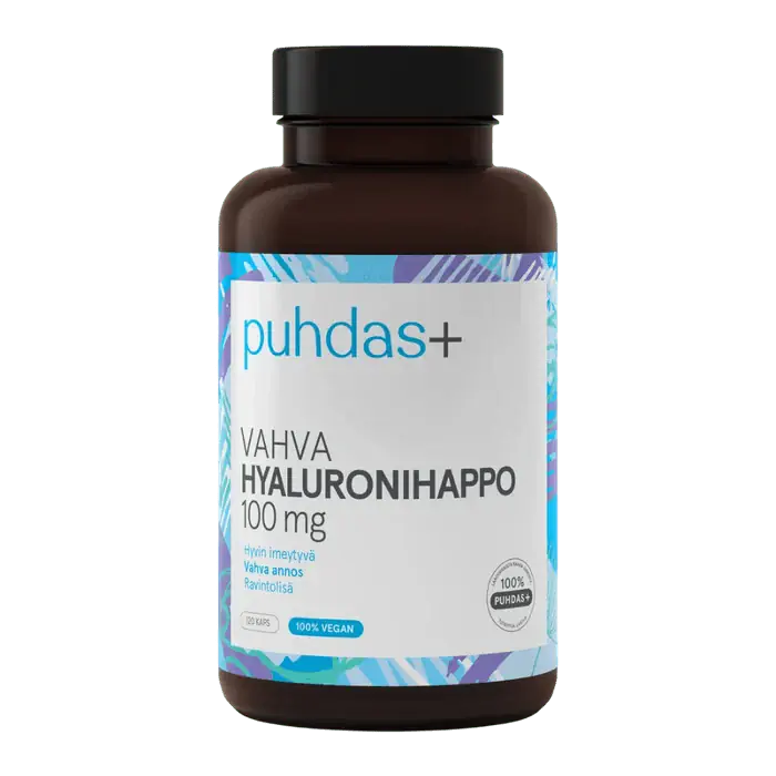 Beauty Vahva Hyaluronihappo 100 mg 120 kaps, Puhdas+