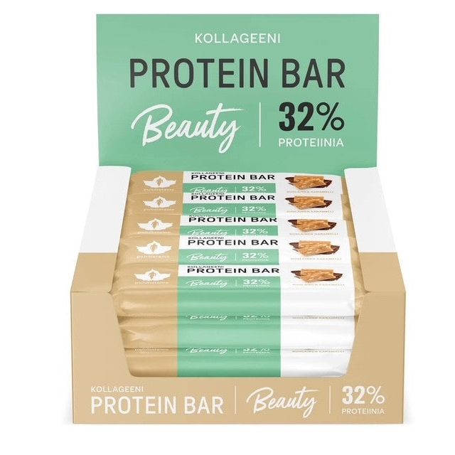 Kollageeni Protein patukka Suolainen karamelli 30g 24-pack, Puhdistamo