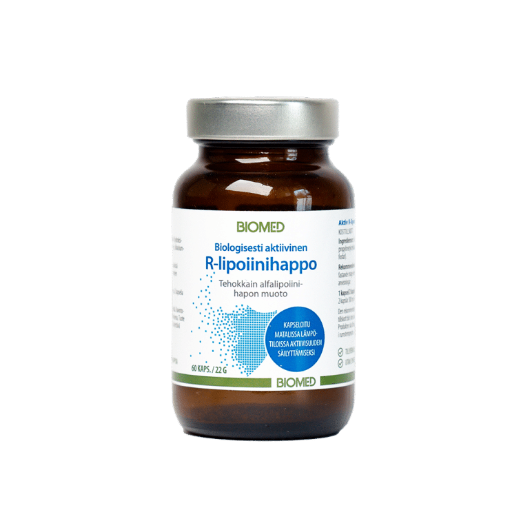 R-lipoiinihappo Aktiivinen 60kaps., Biomed