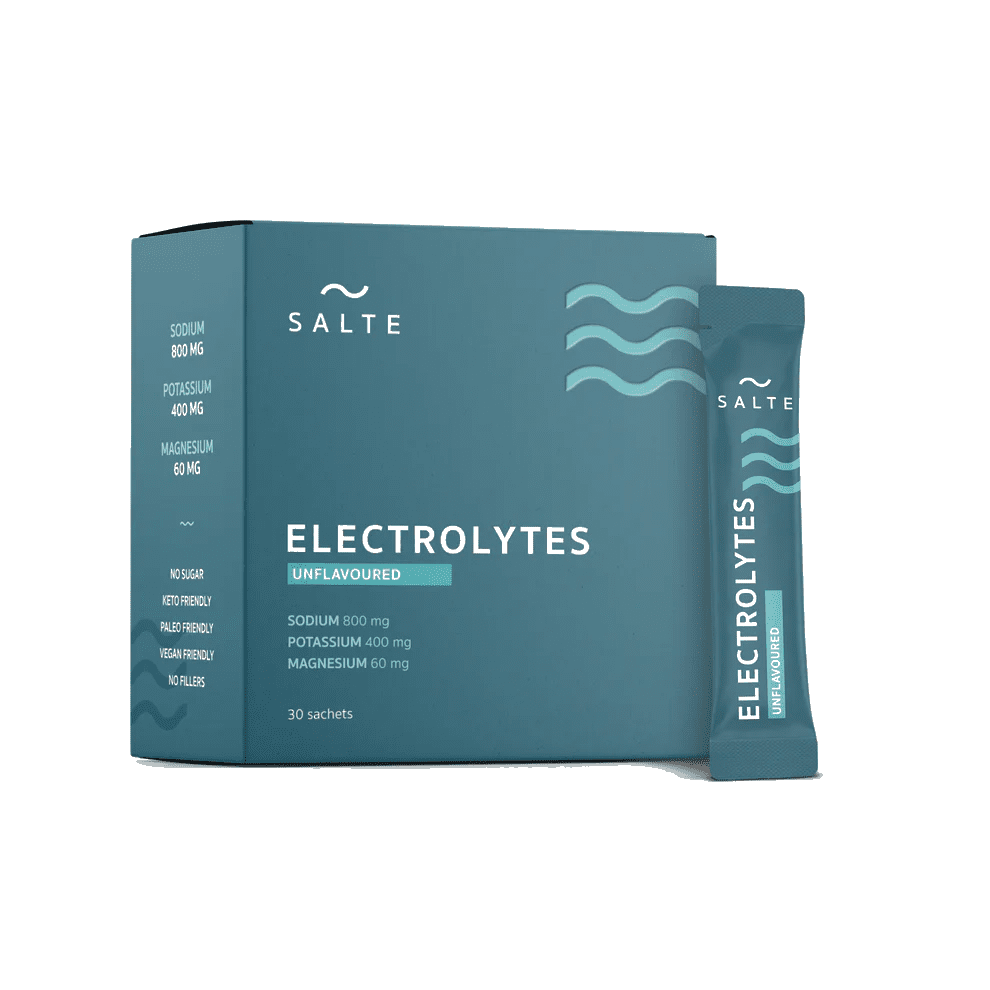 SALTE Elektrolyyttijauhe Maustamaton - 30 annospss.