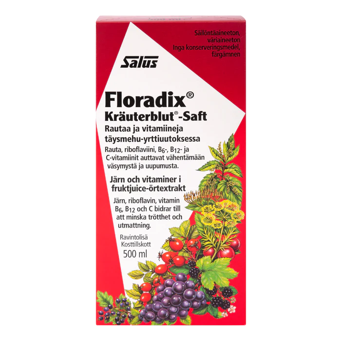 Salus Floradix 500ml rautavalmiste, Salus