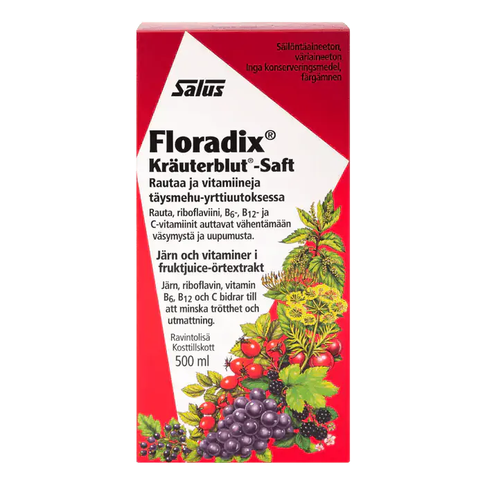 Salus Floradix 500ml rautavalmiste, Salus