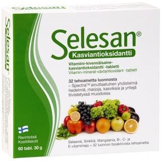 Selesan Kasviantioksidantti 60 tabl.